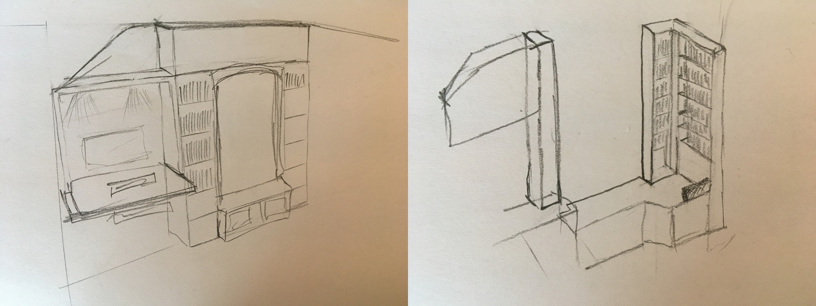 Office from scratch sketches