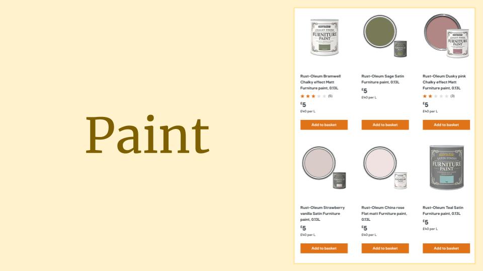 Choosing paint
