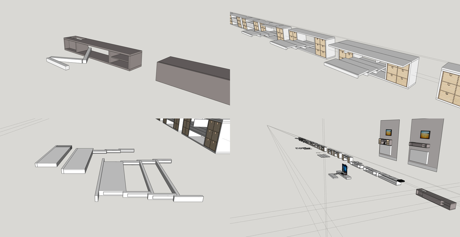 Standing desk concepts