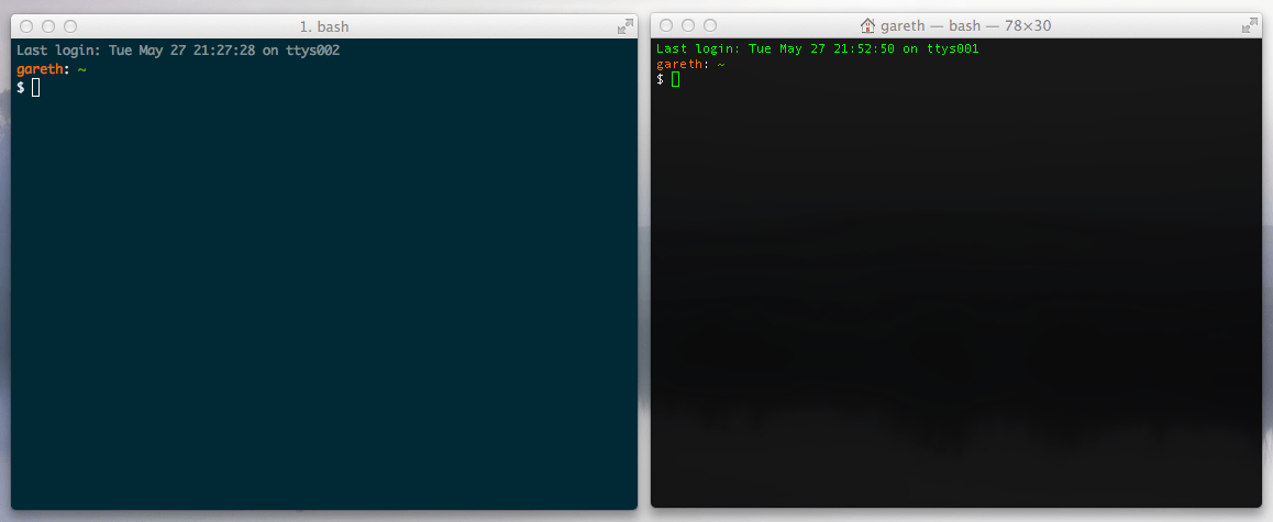 iTerm2 and Bash: Terminal Emulator Tools